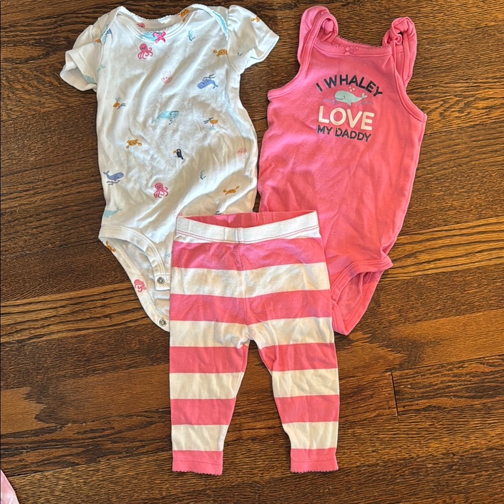 Carter’s 3 Piece Ocean Themed Set - 6 months